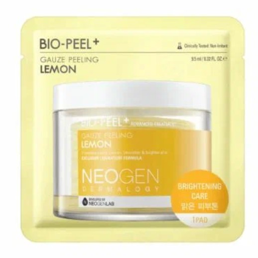 Sample Пилинг-диски осветляющие с лимоном NEOGEN Dermalogy Lemon Bright Pha Gauze Peeling