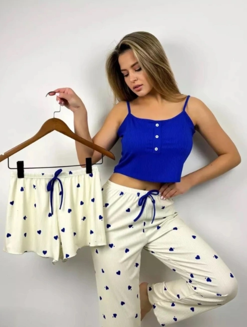 Пижама женская тройка