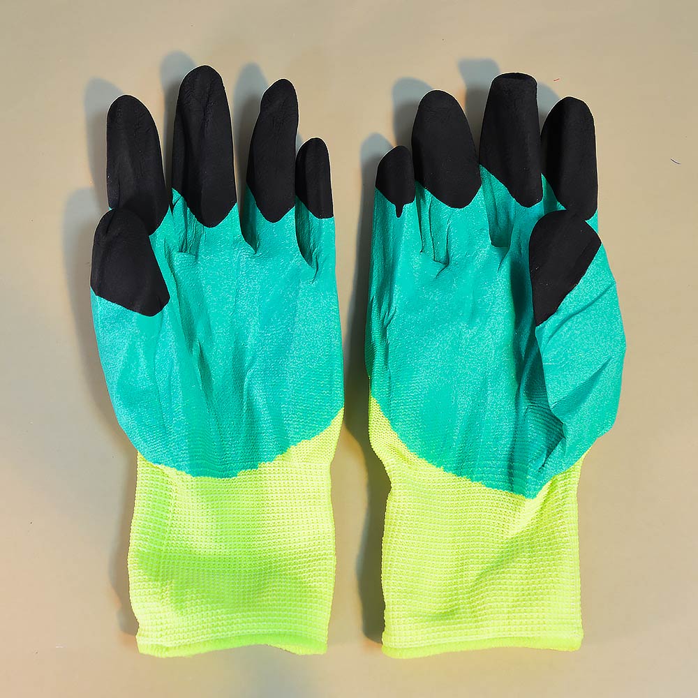 Перчатки нейлоновые с нитриловым покрытием 3/4 ноготки