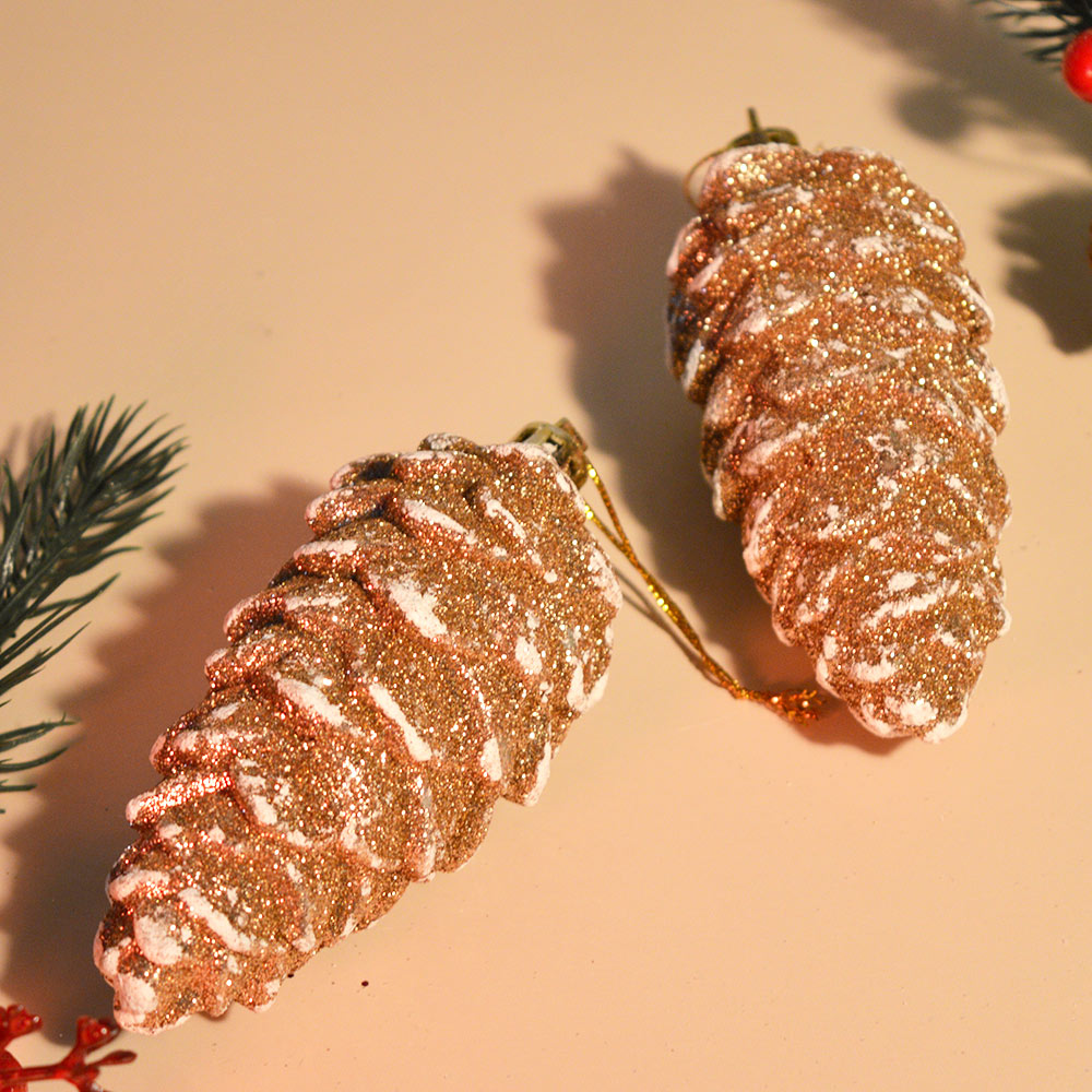 Елочные игрушки 2шт 10см