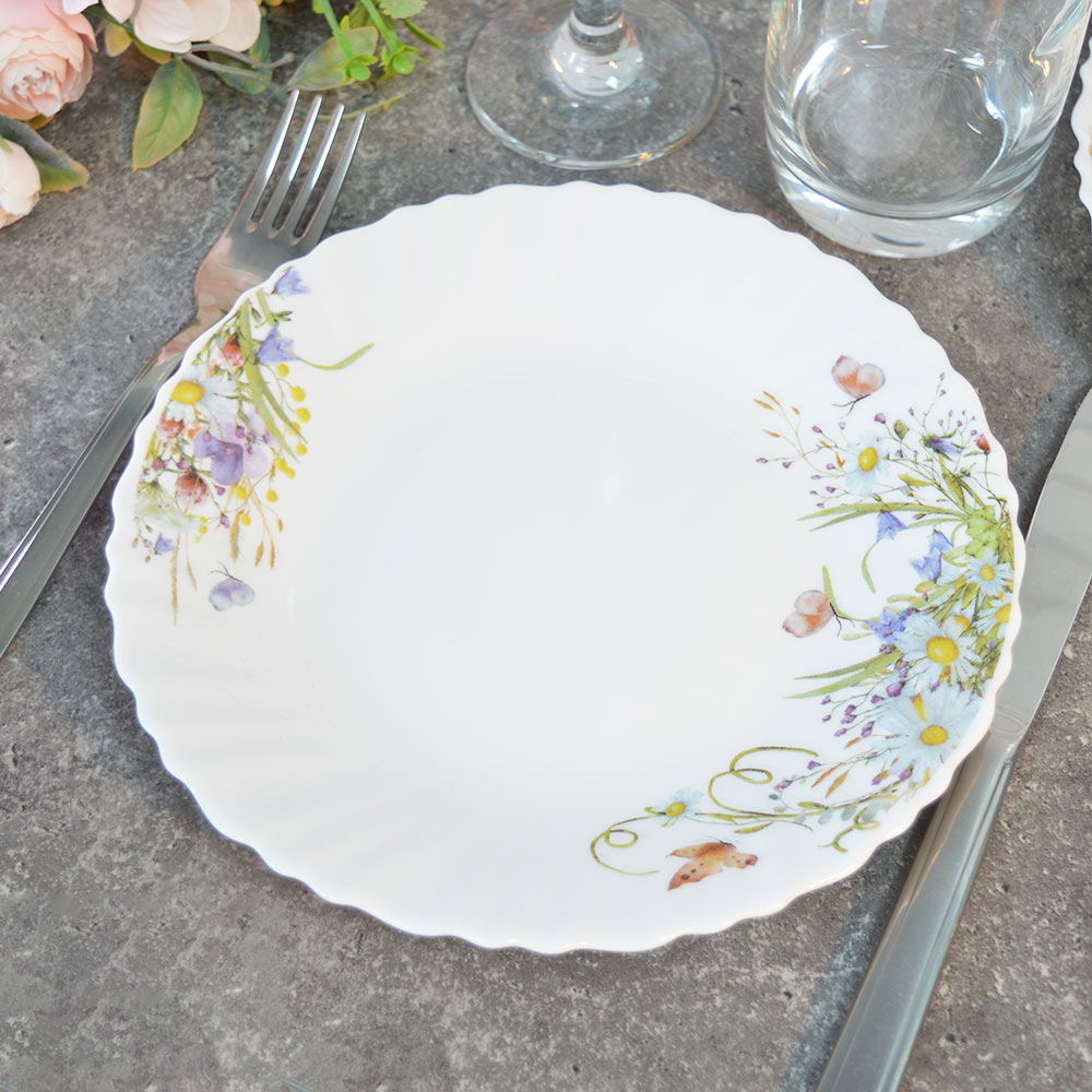 Тарелка десертная 19см Ромашки