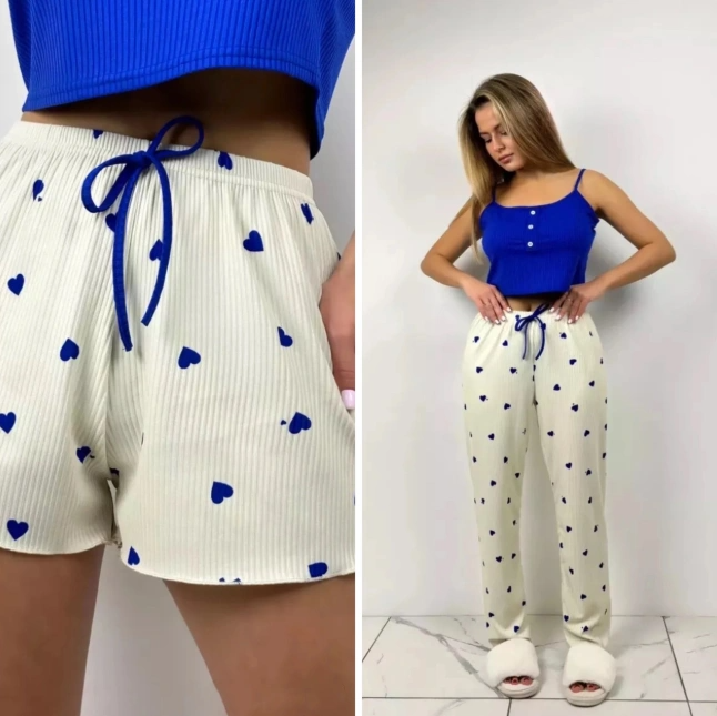 Пижама женская тройка