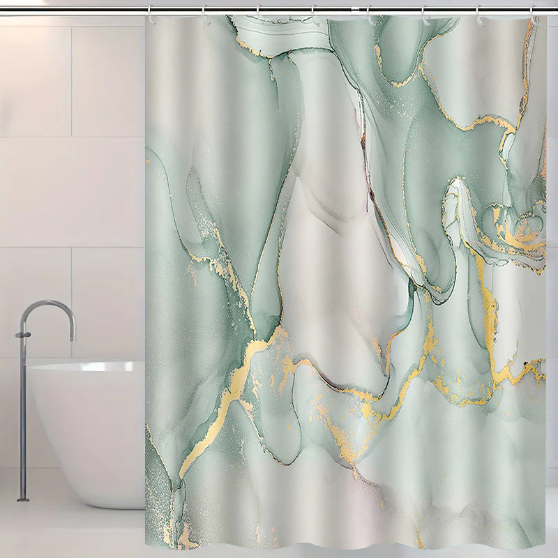 Штора для ванной 180*180см тканевая, HC1124