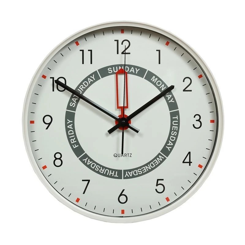 Часы настенные 35,7*5,5см EG6912EW-BM296W, белый
