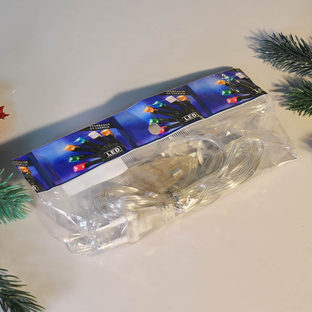 Удлинитель для домашней гирлянды 3м, прозрачный провод