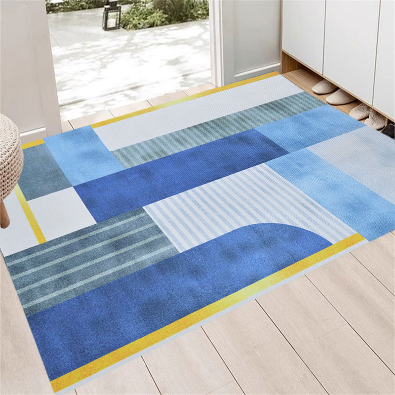 Коврик 80*120см, искусственный войлок/полиэстер, основа ПВХ (силикагель), NN2025-42