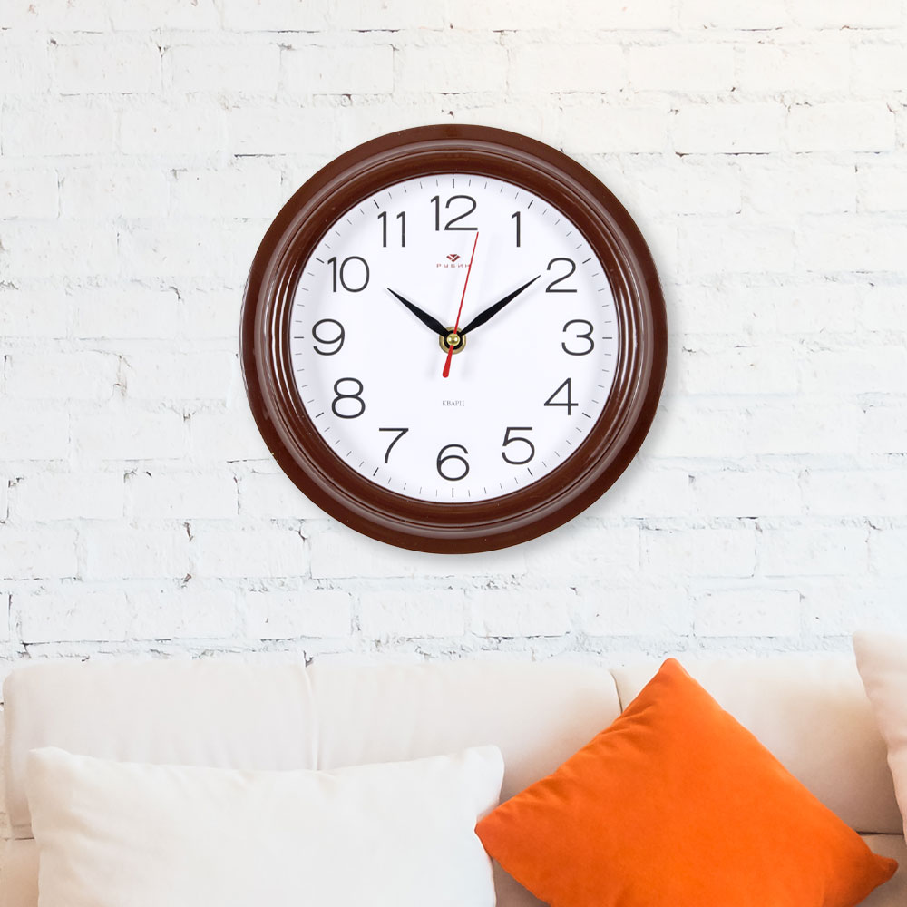 Часы настенные круглые d21см
