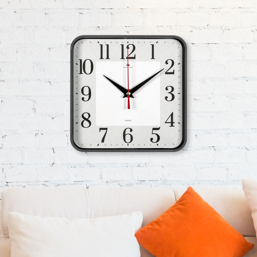 Часы настенные квадратные 19*19см