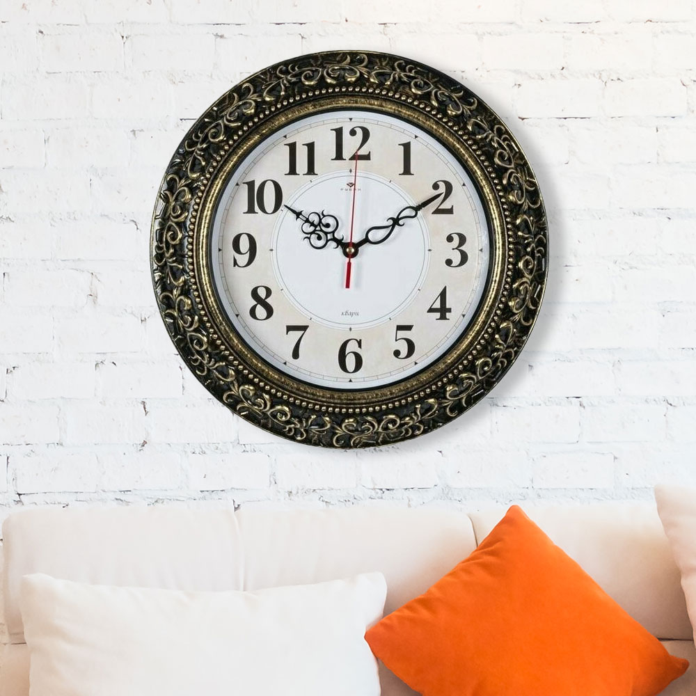 Часы настенные круглые d35см