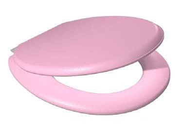 Сиденье для унитаза AQUA-Prime FLAT 0503, цвет розовый