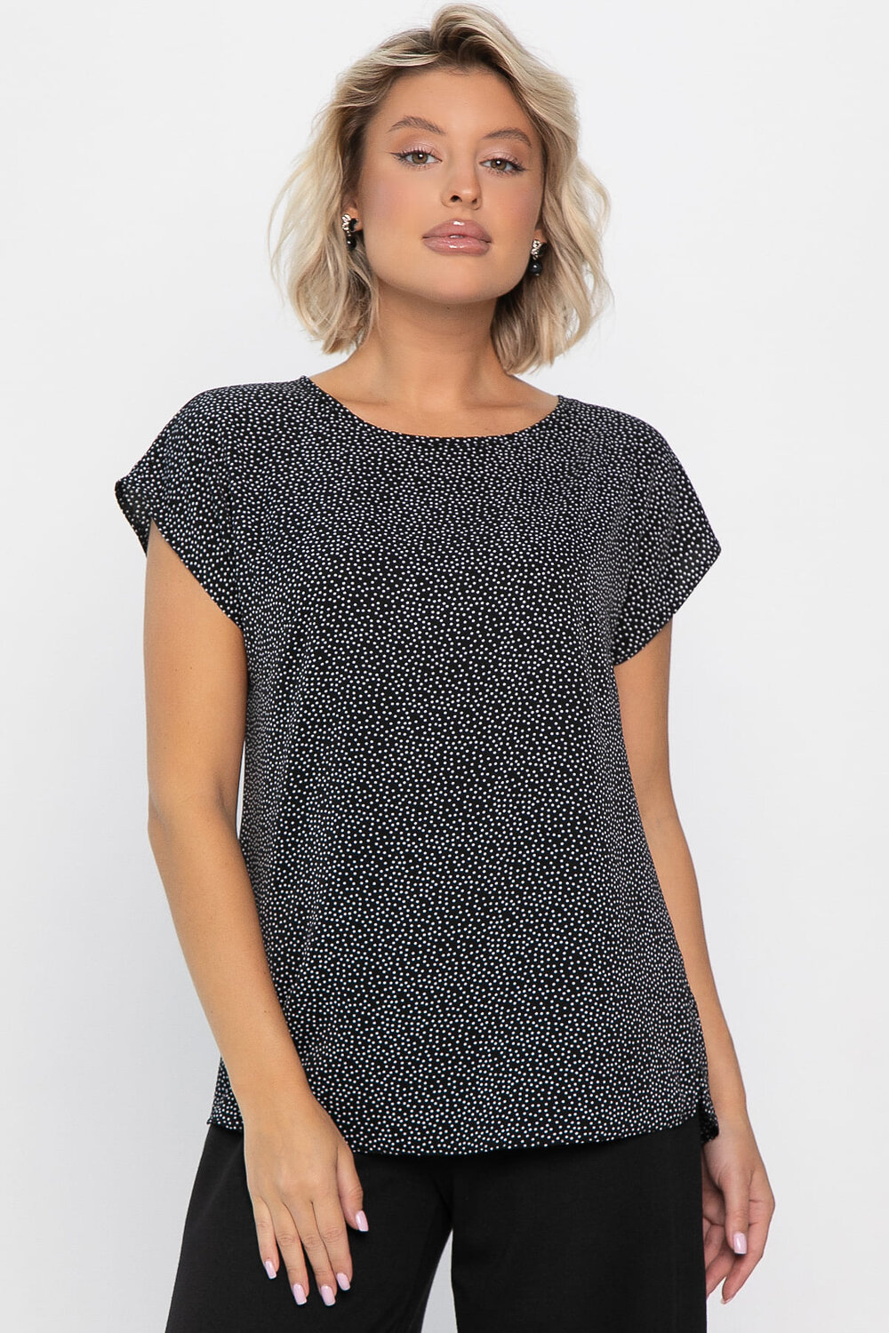 LT Collection Блуза Б14303-8Мчерный