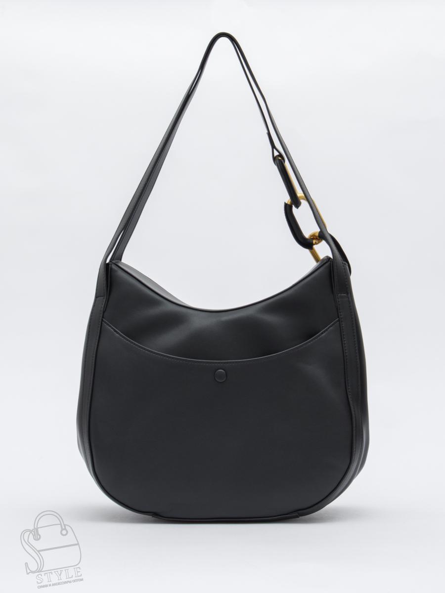 Сумка женская кожаная 1046M black Polina&Eiterou