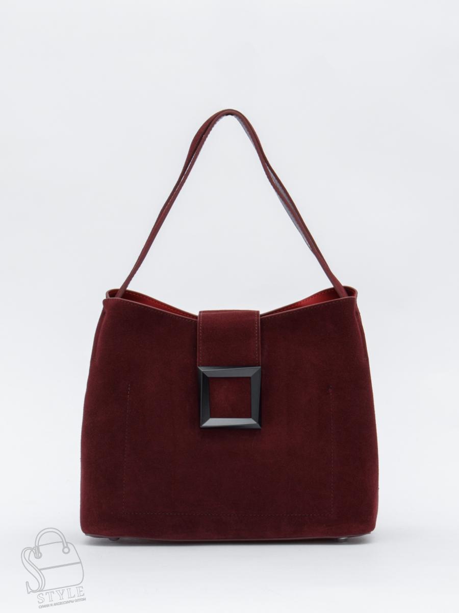 Сумка женская кожаная 2400YF angola red Polina&Eiterou