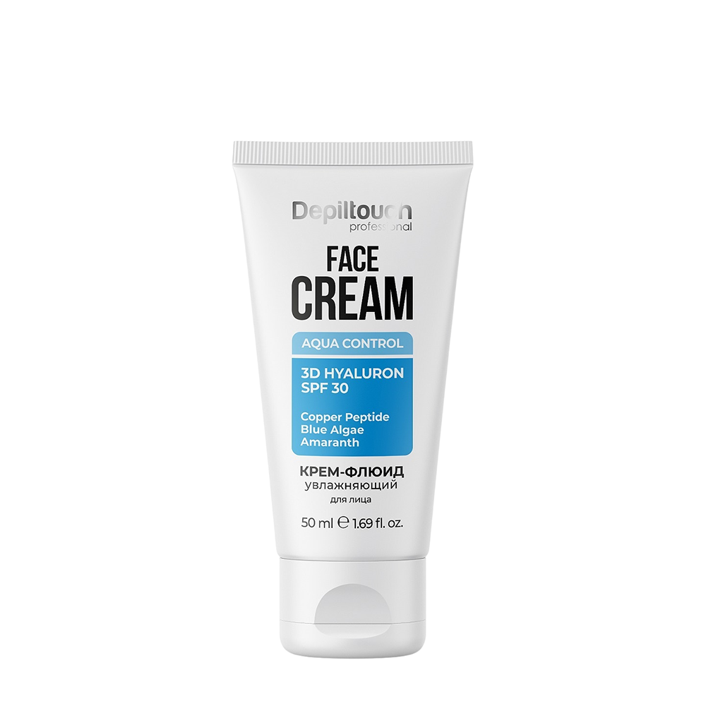 Depiltouch Крем-флюид увлажняющий для нормальной и комбинированной кожи лица / Depiltouch 50 мл