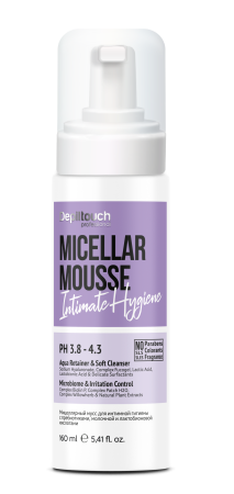 Depiltouch Пенка-мусс для интимной гигиены с пребиотиками, молочной и лактобионовой кислотами 160 мл