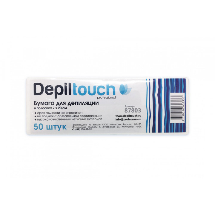 Depiltouch Бумага для депиляции 7*20 см