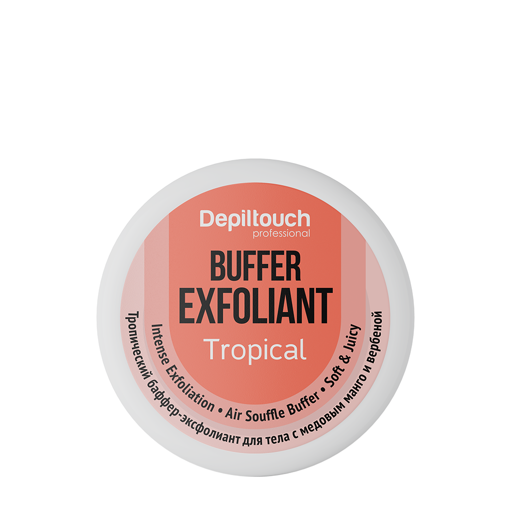 Depiltouch Скраб баффер-эксфолиант тропический для тела с медовым манго и вербеной / Depiltouch 200 мл