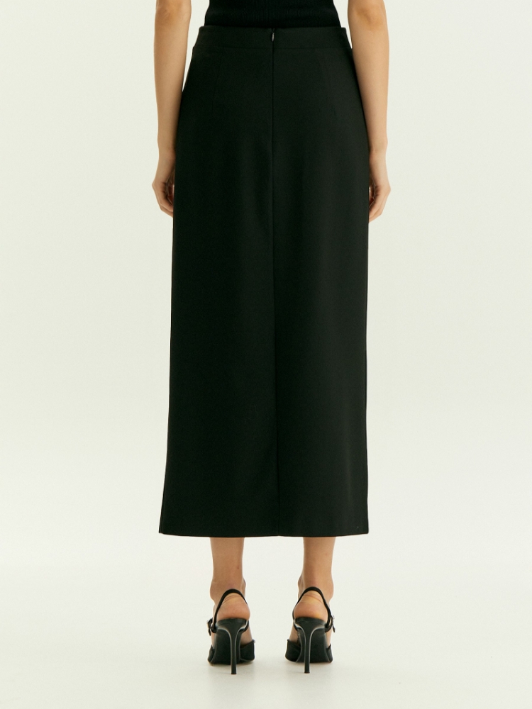 Юбка миди с разрезами ,
69% полиэстер, 29% вискоза, 2% эластан ,