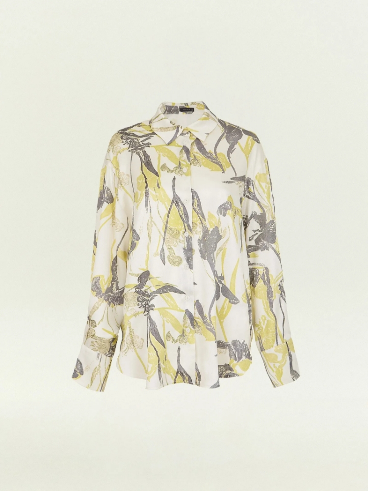 Рубашка с цветочным принтом из 100% вискозы ,
100% вискоза ,