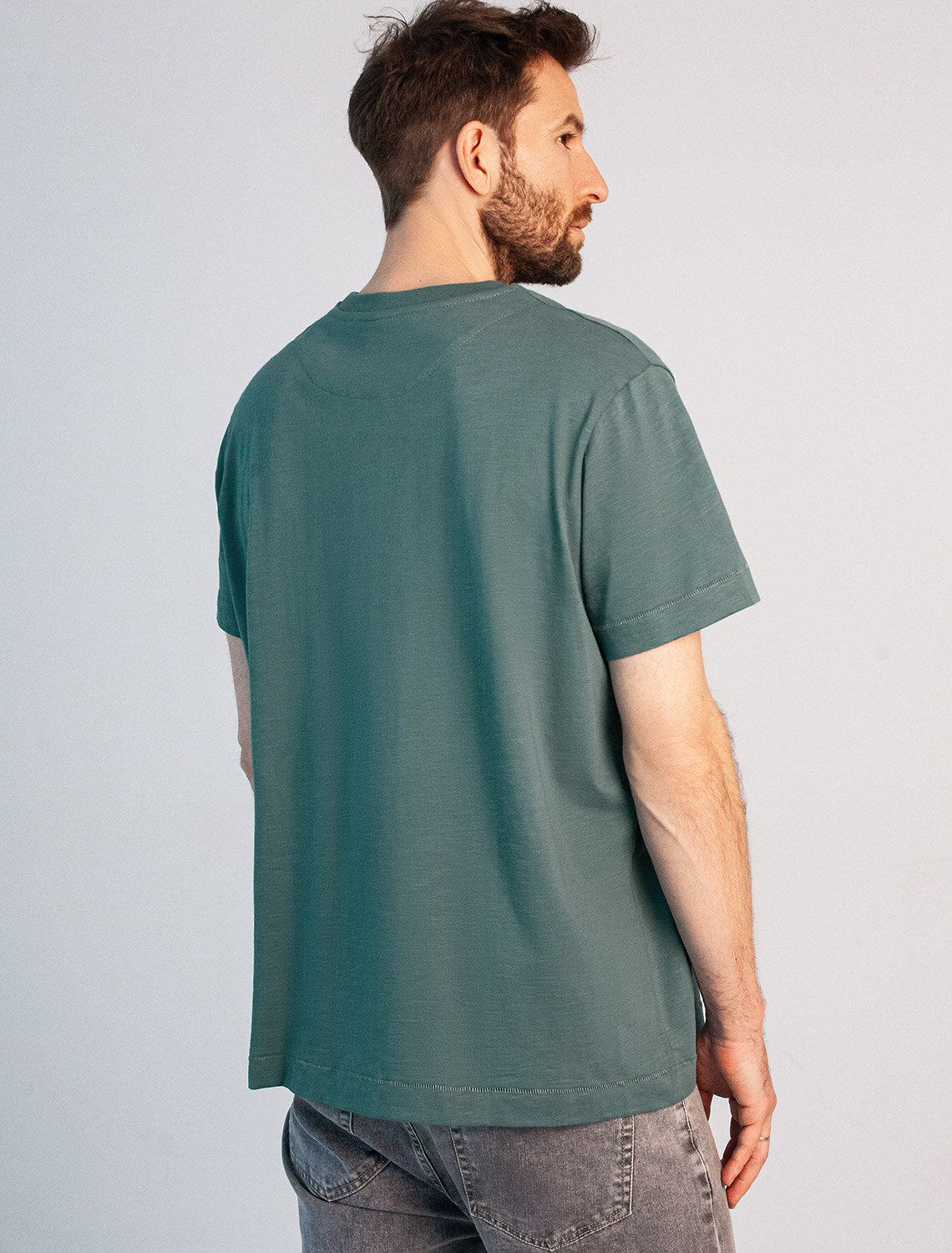 ст. цена1290руб.! VILATTE Футболка U49.040полынь