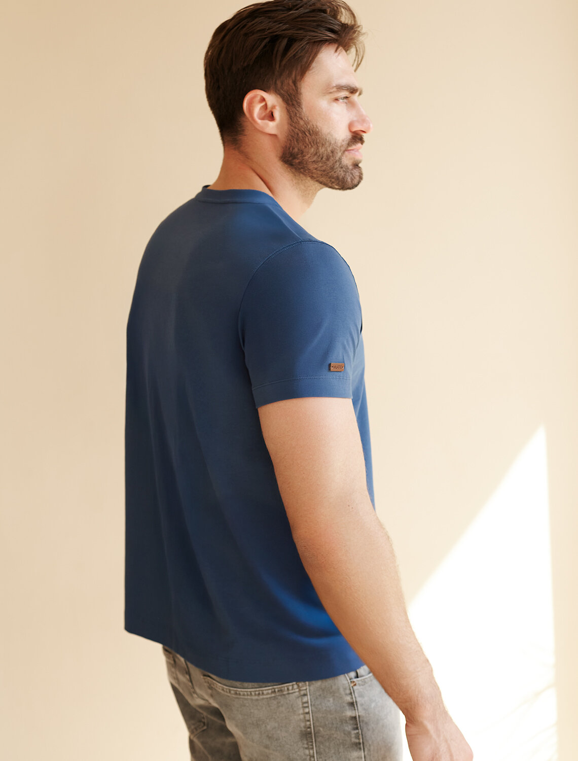 ст. цена1390руб.! VILATTE Футболка U49.045т.синий_adventure