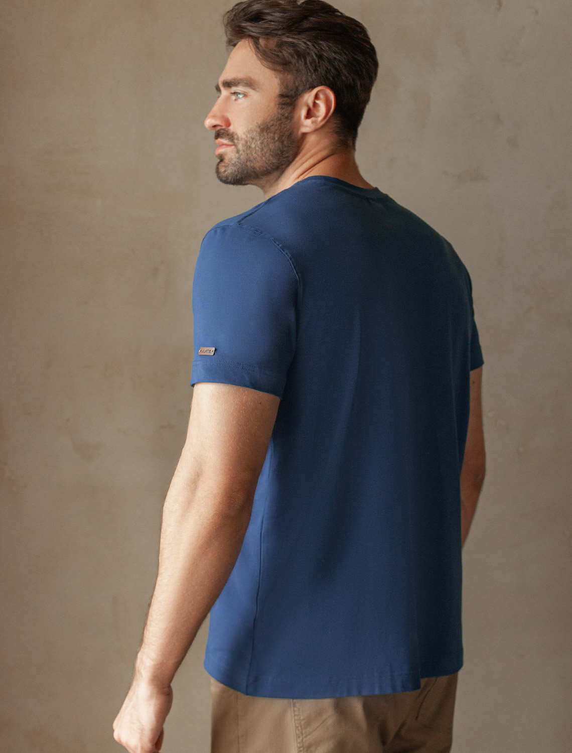 ст. цена1390руб.! VILATTE Футболка U49.045т.синий_yachting