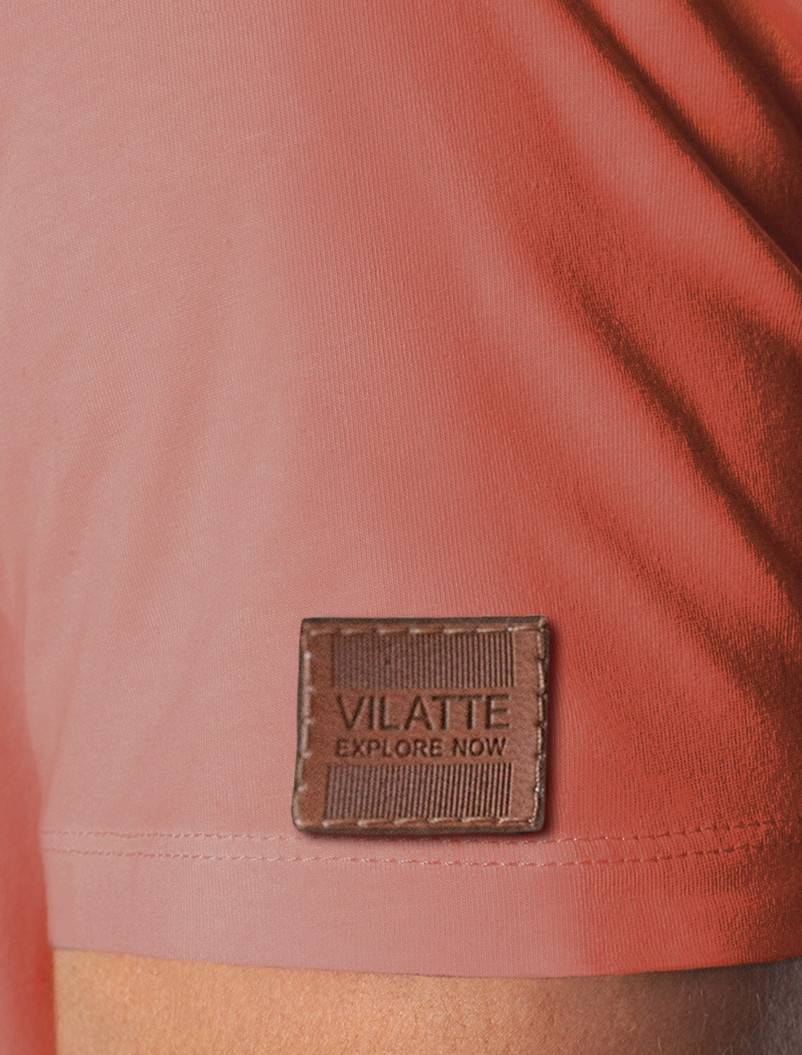 ст. цена1390руб.! VILATTE Футболка U49.045кирпичный_mountains adventure