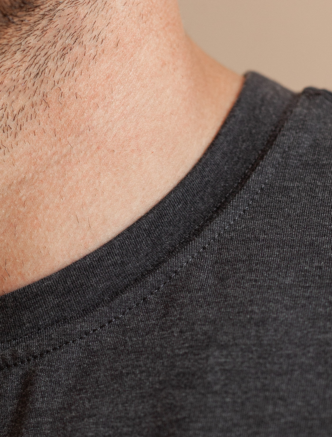 ст. цена1390руб.! VILATTE Футболка U49.045т.серый меланж_regatta