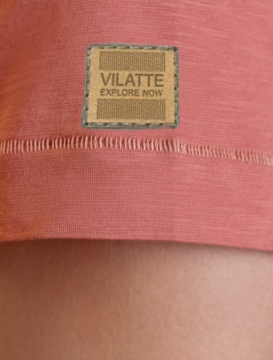 ст. цена1290руб.! VILATTE Футболка U49.040терракотовый