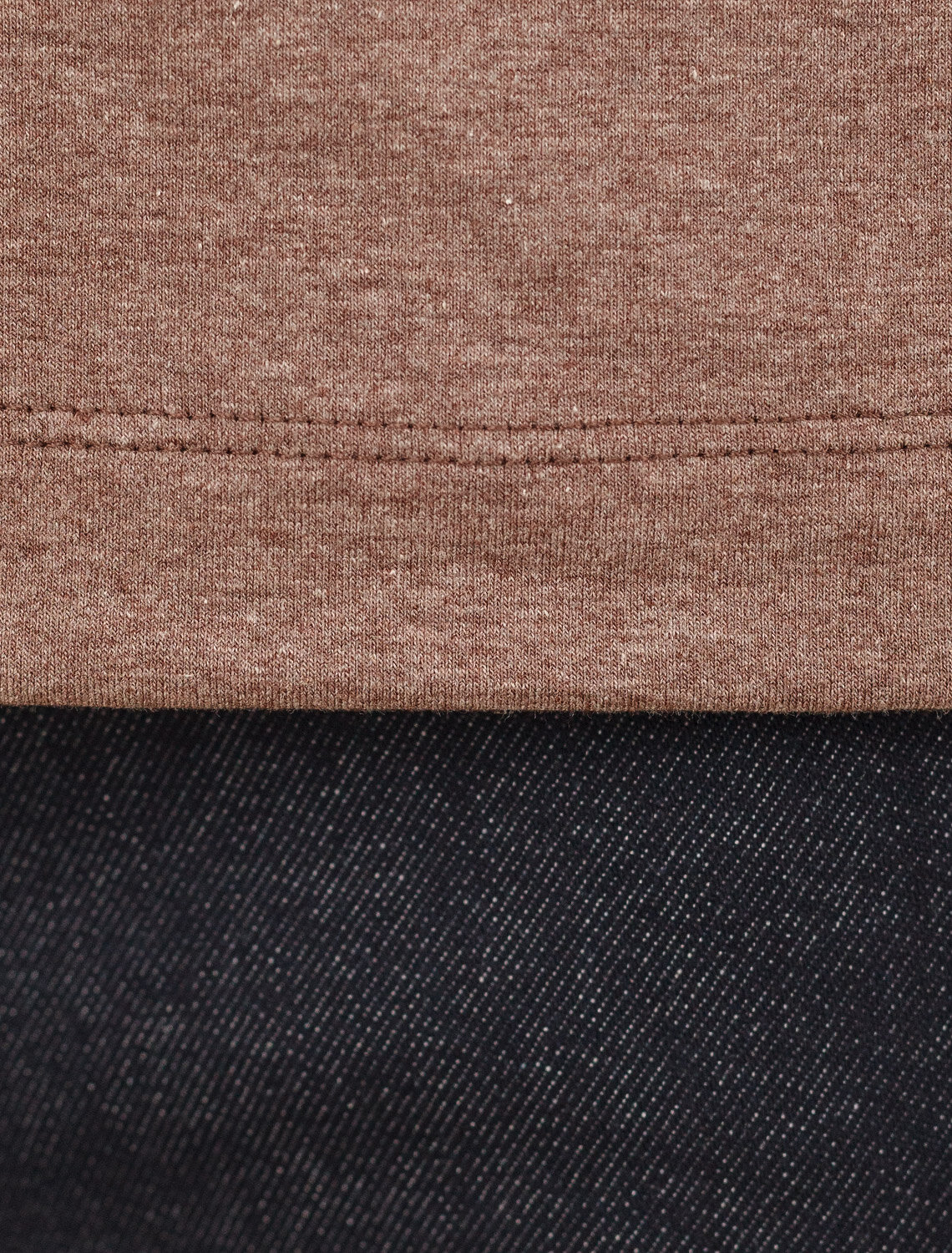 ст. цена1390руб.! VILATTE Футболка U49.045т.кофейный меланж_adventure