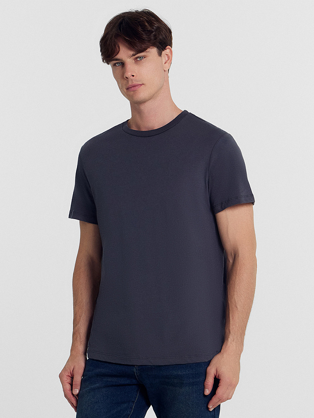 Футболка мужская базовая темно-серая