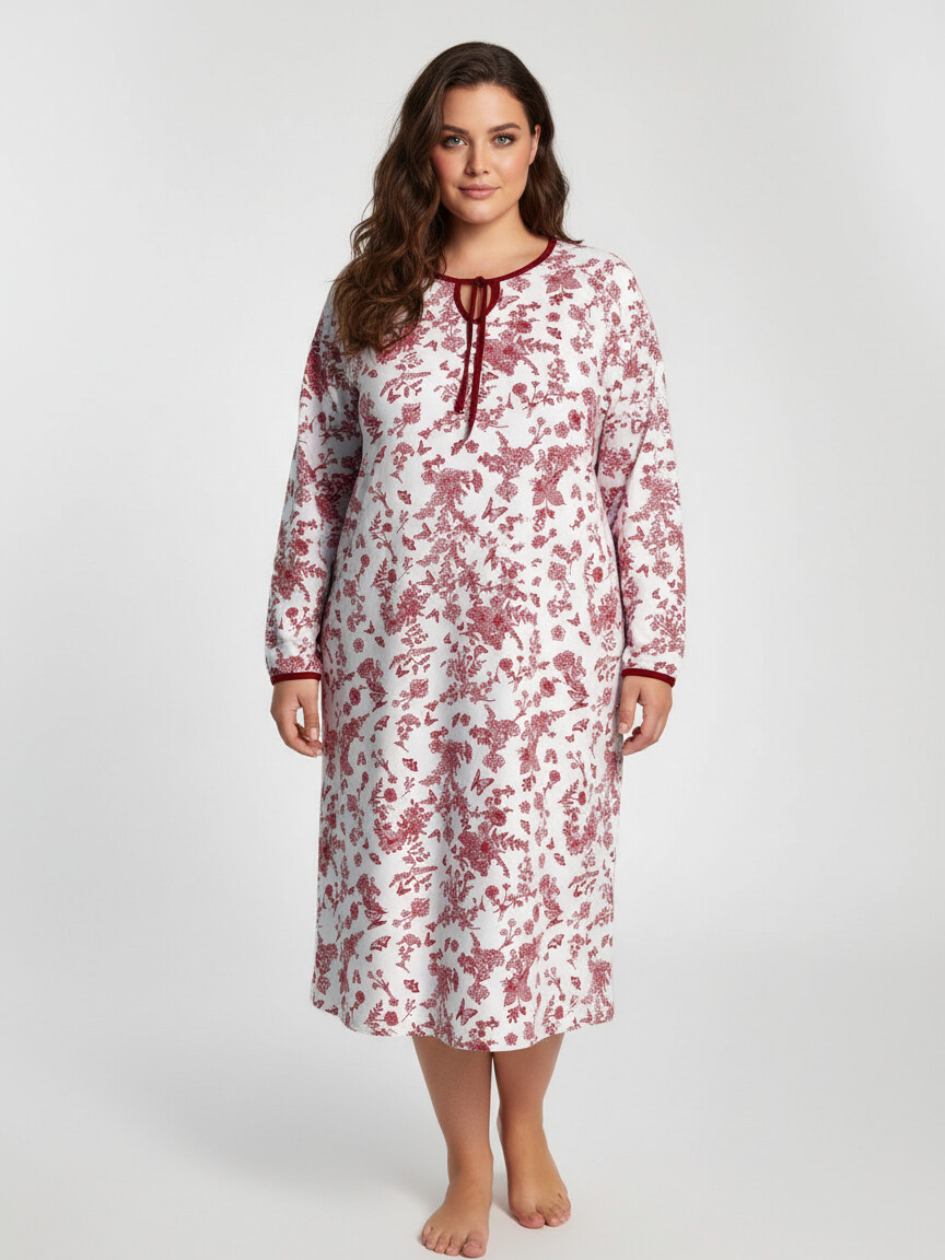 Ночная сорочка женская футер начёс