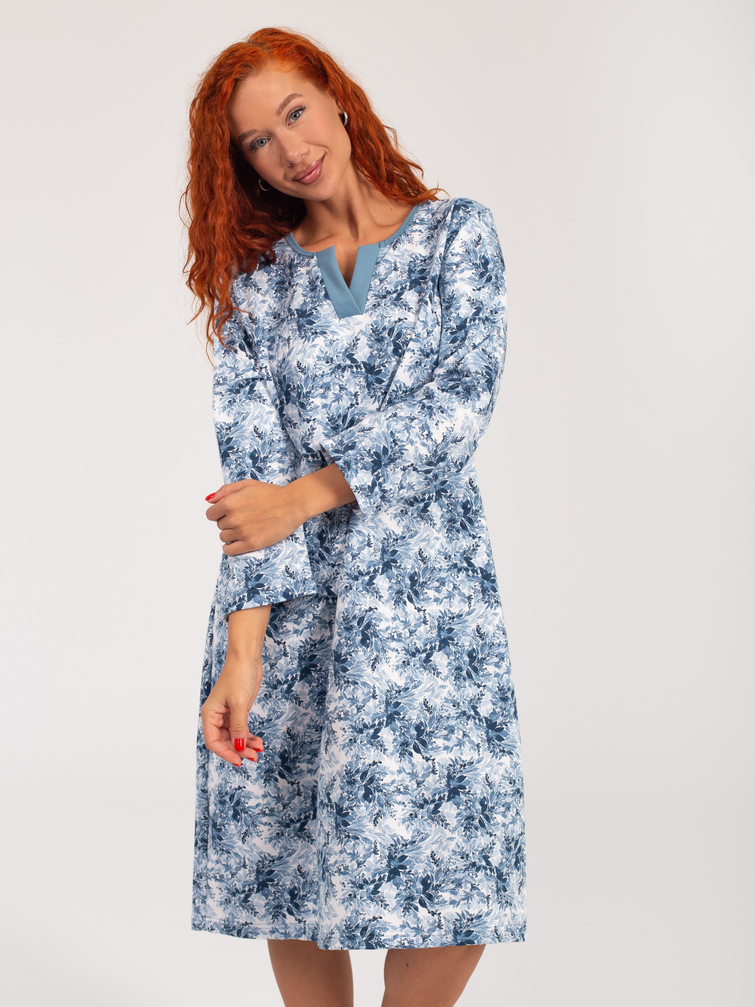 Ночная сорочка женская футер начёс