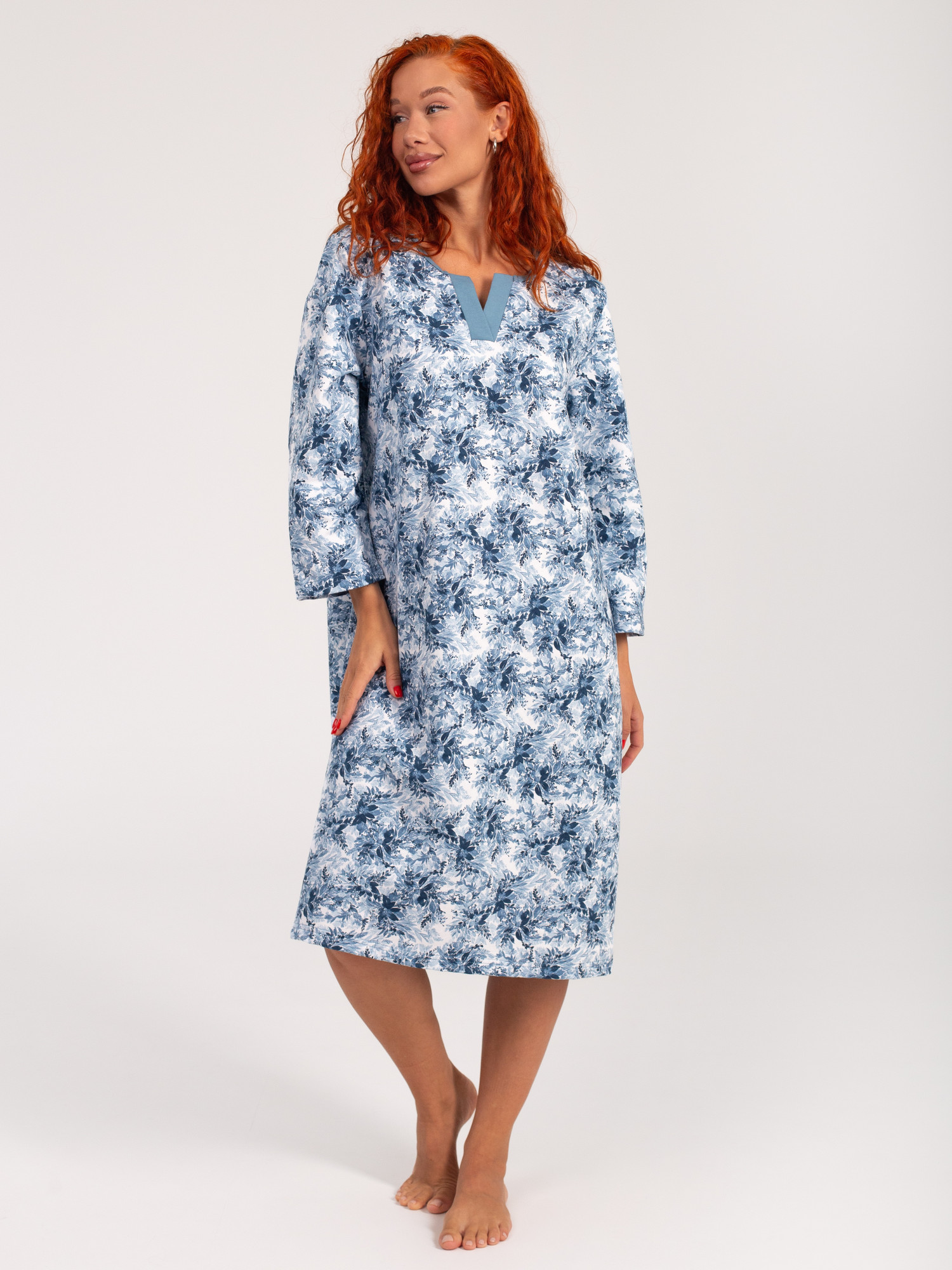 Ночная сорочка женская футер начёс