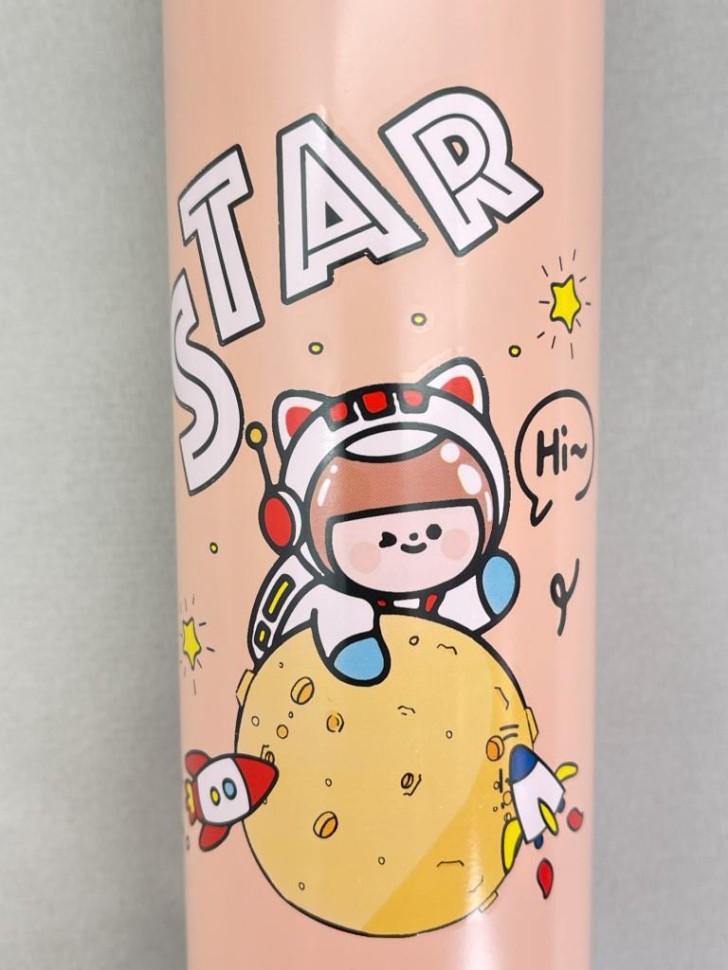 Термос «Happy friends, girl», red (500 ml)