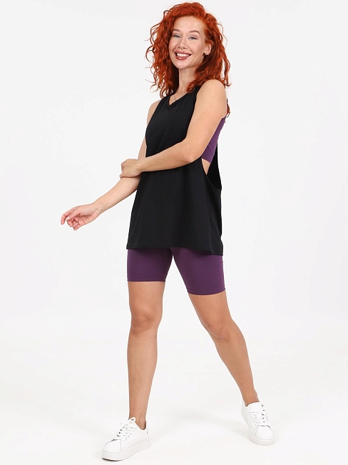 Женская майка Ритмика / черный