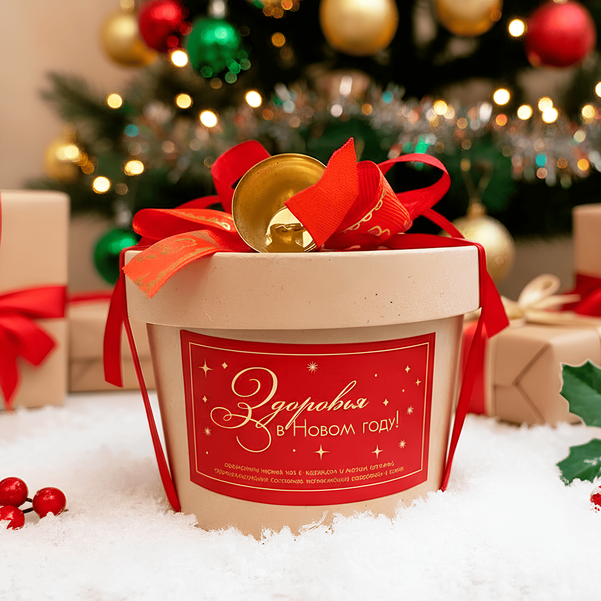 Чай в подарочной крафт-упаковке