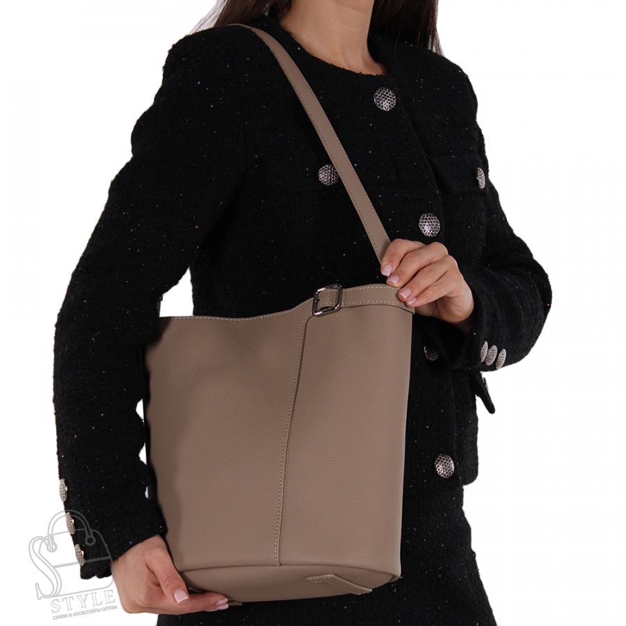 Сумка женская кожаная 7162VG khaki Vitelli Grassi/30