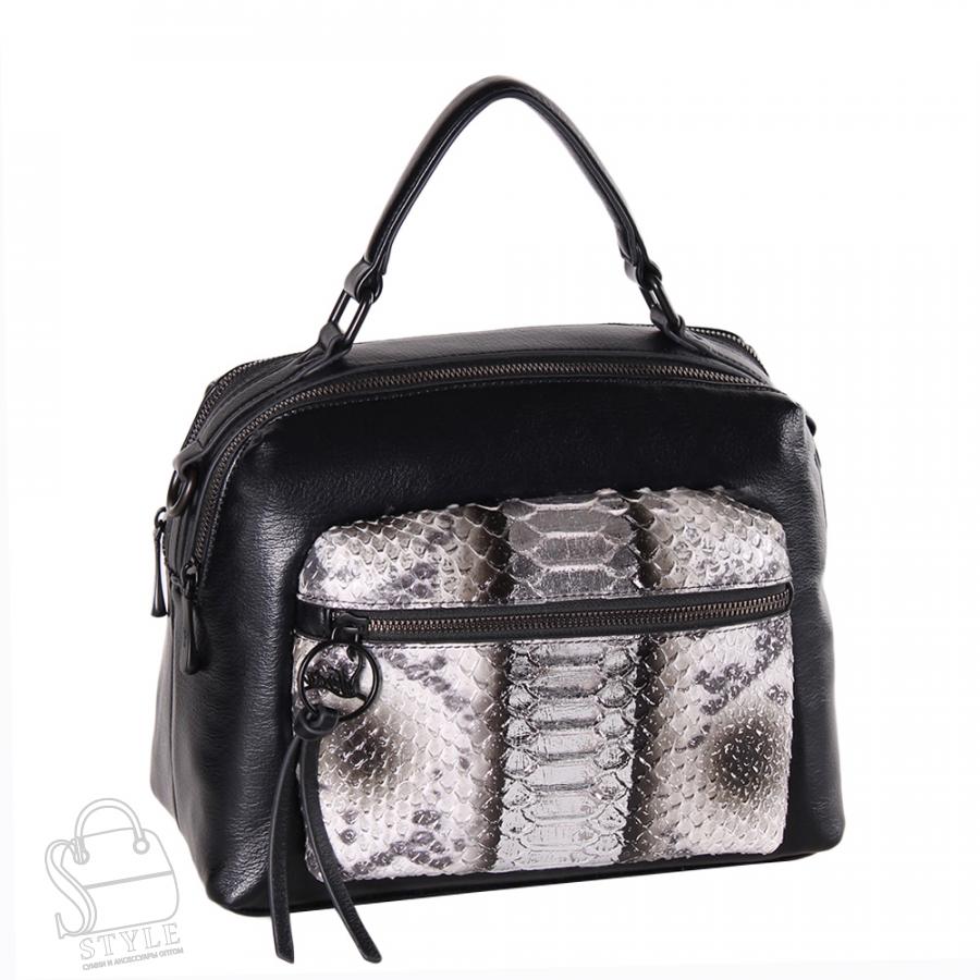 Сумка женская 593473 black Velina Fabbiano-Safenta/50 в Новосибирске