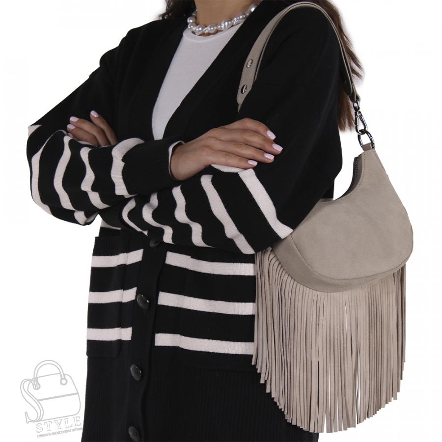 Сумка женская кожаная 99098NNAA beige Natale Navetta /30