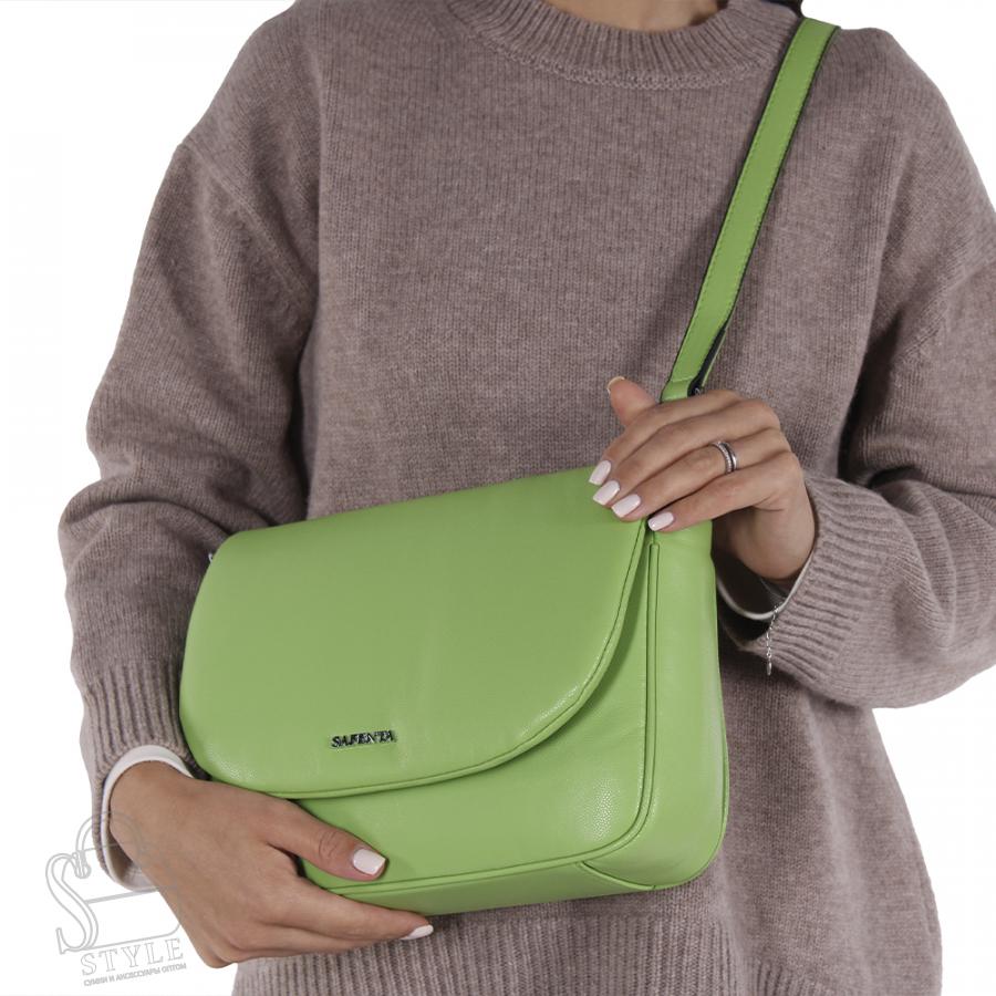 Сумка женская 270180 green Velina Fabbiano-Safenta/30