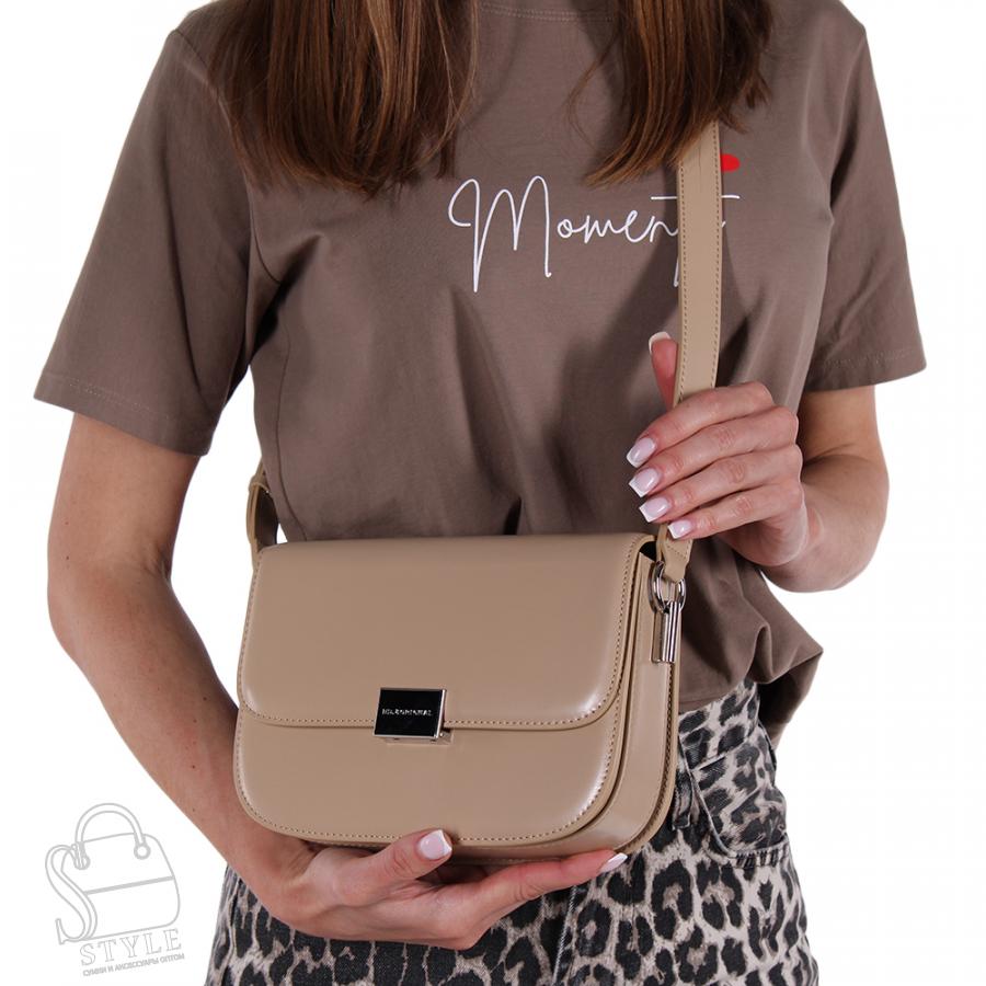 Сумка женская кожаная 2723BD milk apricot Baidou/30