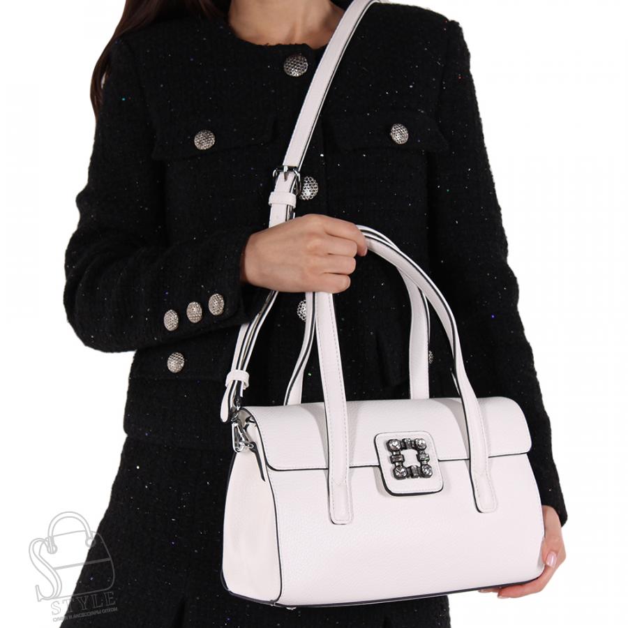 Сумка женская 593374 white Velina Fabbiano-Safenta/50 в Новосибирске
