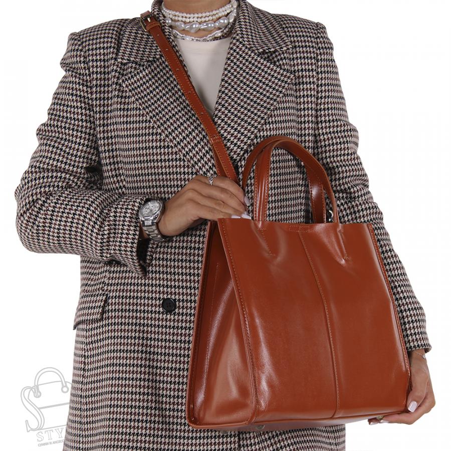 Сумка женская кожаная 219NN y.brown Natale Navetta/30