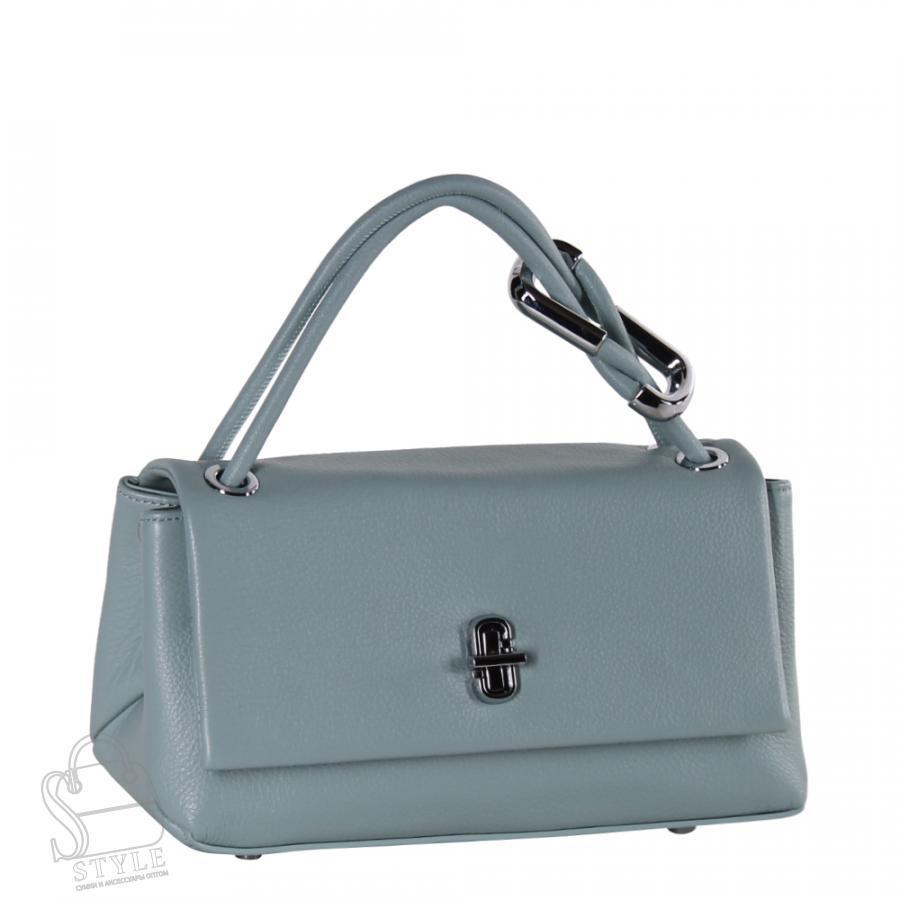 Сумка женская кожаная 8062Q turquoise Polina&Eiterou/30