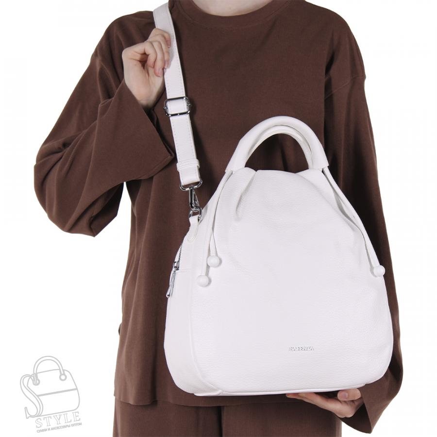 Рюкзак женский 69091-3 white Velina Fabbiano-Safenta/30 в Новосибирске