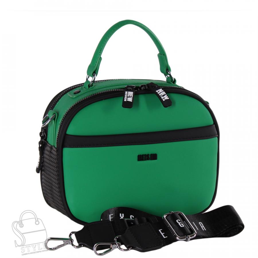 Сумка женская 9087CD green Alex&Mia/50