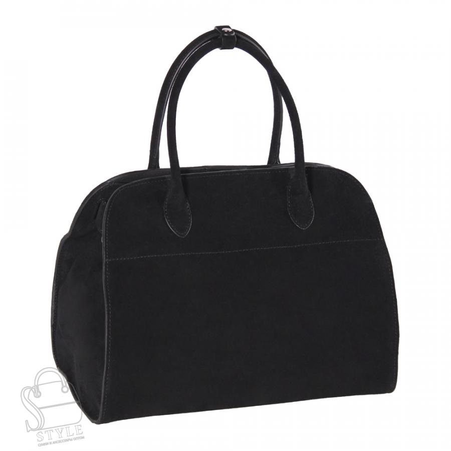 Сумка женская кожаная 6829NNAA black Natale Navetta/50(дефект)