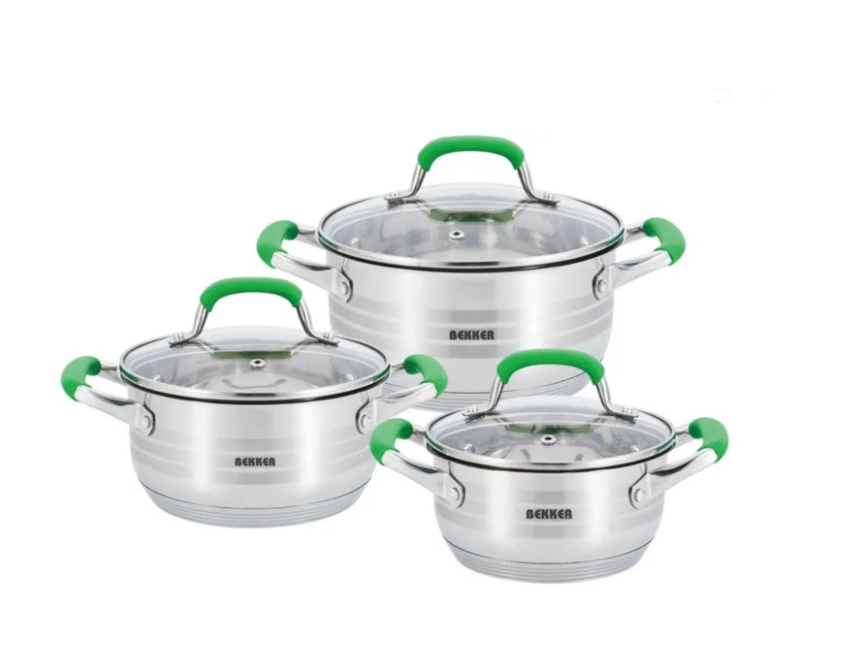 АКЦИЯ 2500р. 3900р.Набор посуды BK-1447 DE LUXE 6пр.