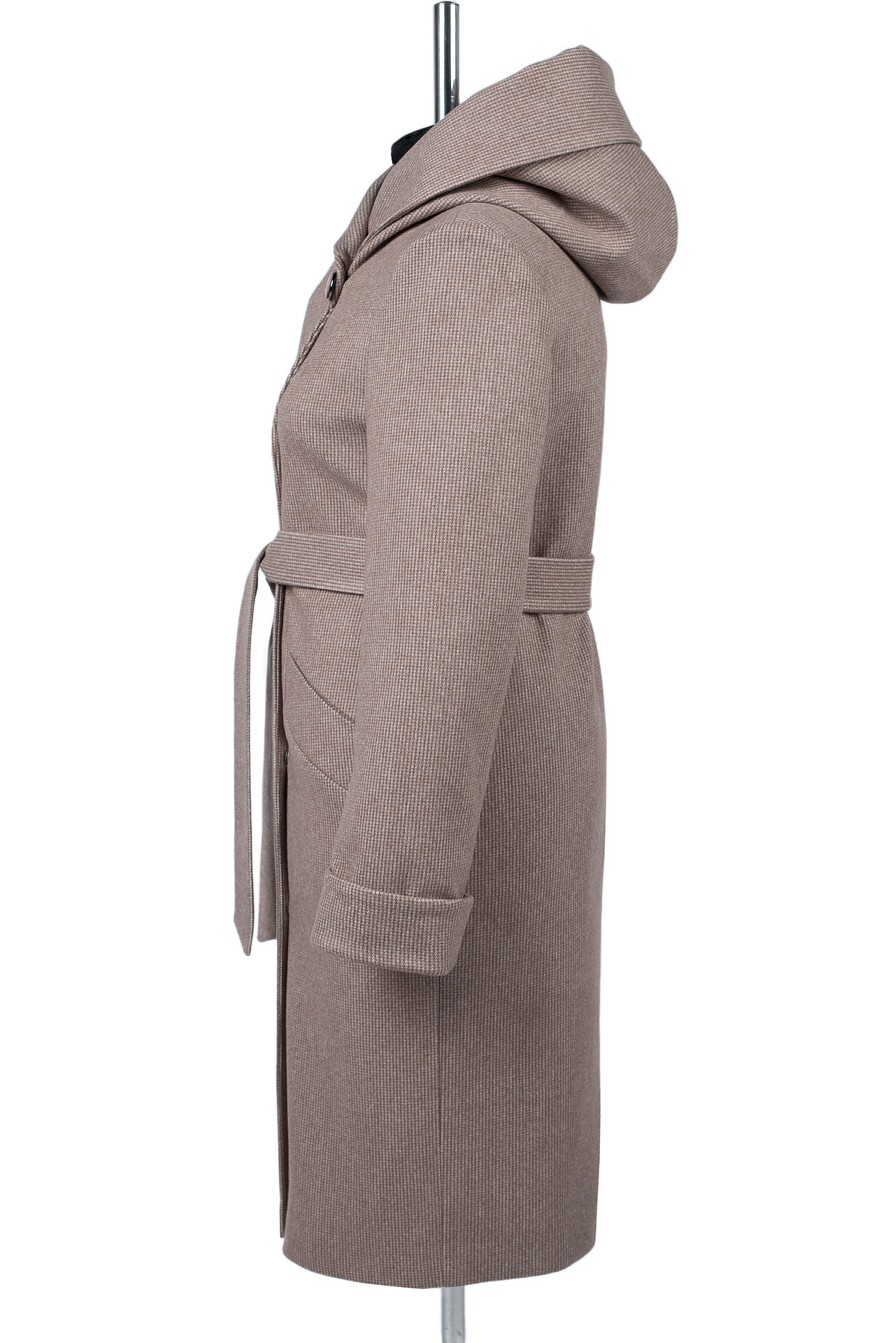 01-12256 Пальто женское демисезонное (пояс)